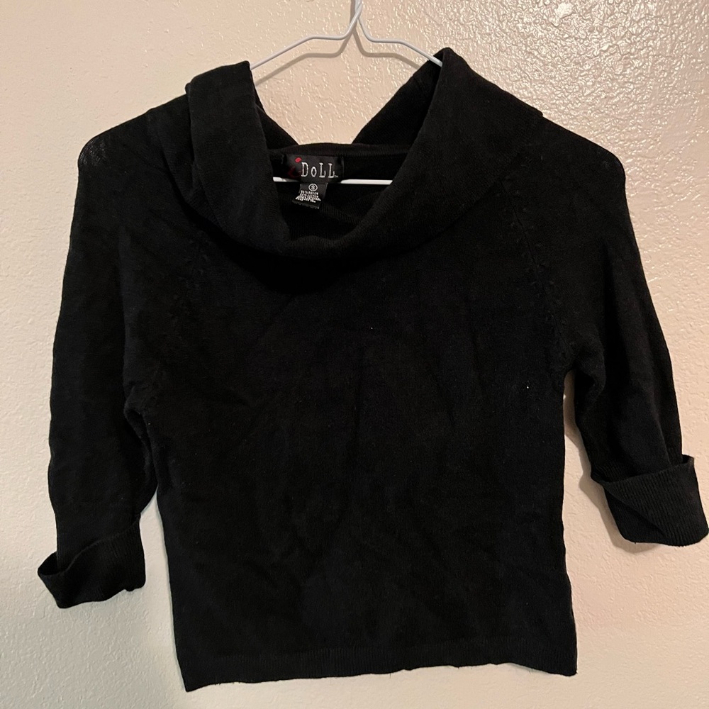 I-Doll quarter sleeve sweater